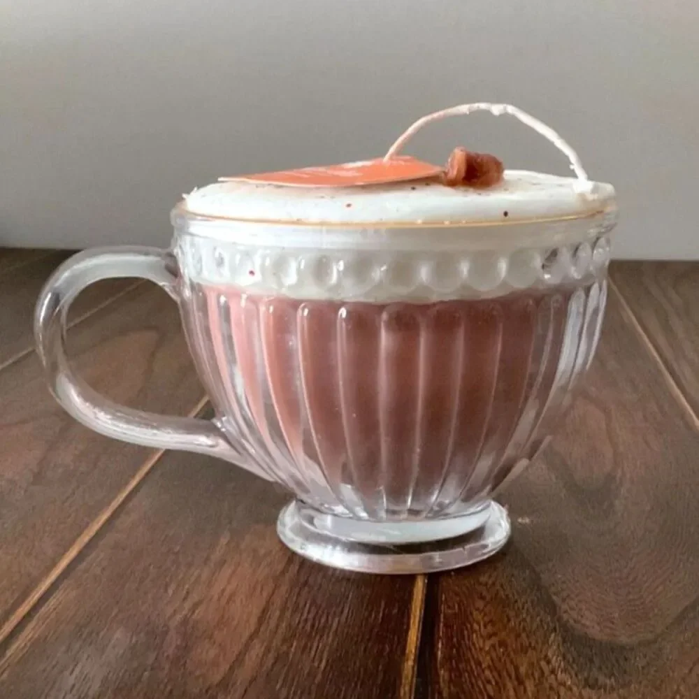 Martha Stewart - Pumpkin Chai Scented Candle - Glass Cup Candle - Brand New!